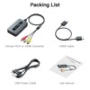 RCA to HDMI Converter, Female AV to HDMI Converter, Compatible