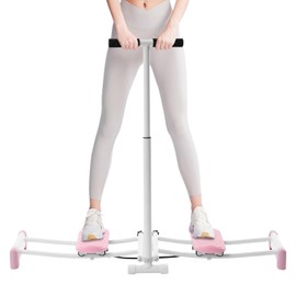 Pelvic Floor Strengthening Device Women, Strengthening Device,Bottom w/Elastic Cord for Stable Balance Support，Adjustable Height 32.68-38.59 inch，for Fitness, Exercise and Body Shaping (Pink)