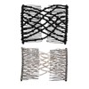FXBLING Fashion Trend Easy Stretchable Double Combs Magic Hair Combs-