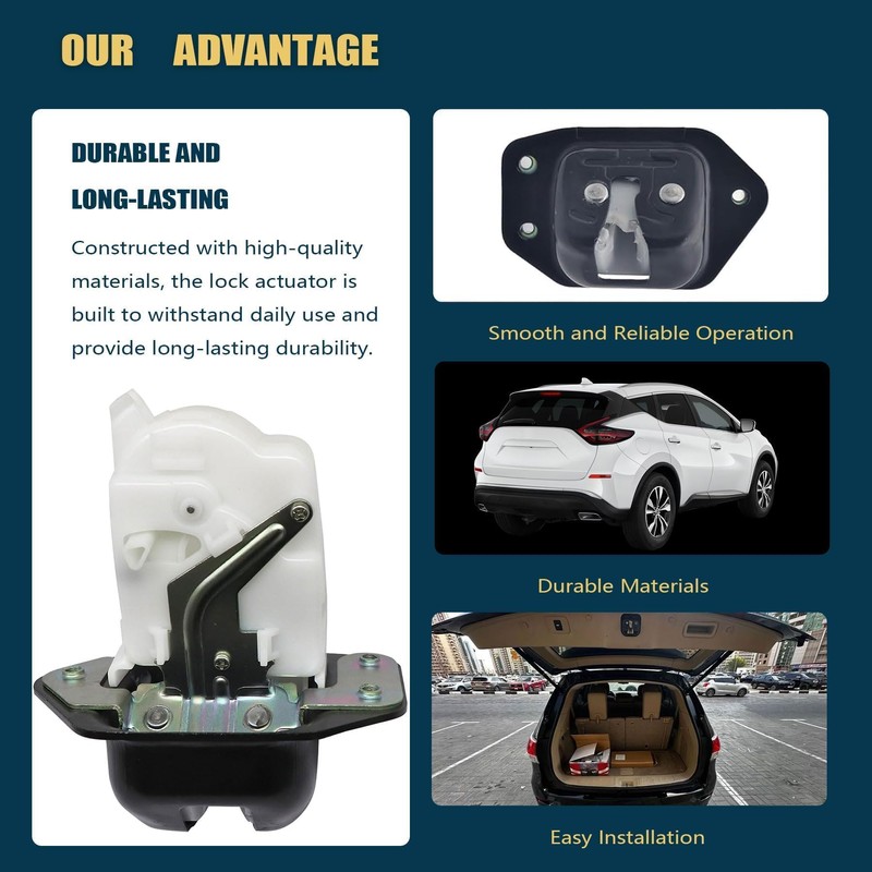 XQSMWF Liftgate Trunk Tailgate Door Lock Actuator Compatible with Nissan