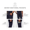FIGS Axim Cargo Scrub Pants for Men – Navy Blue,
