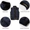 VtuAOL Outdoor Puffer Vest Lightweight Winter Thick Warm Outerwear Vest