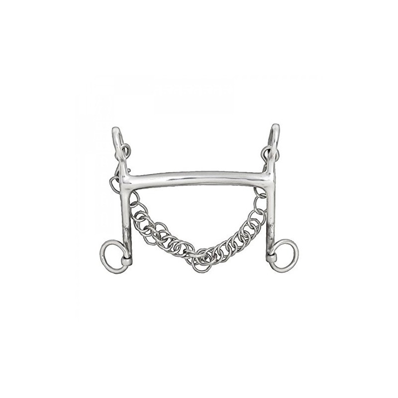 Horze – Curb Bar Mullen – Boca, Acero Inoxidable