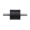 X AUTOHAUX 4pcs M4 Anti Vibration Rubber Isolator Mount 15x15mm