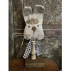 Primitives Supplies for Grubby Primitive Rustic Easter Bunny Rabbit Spindle