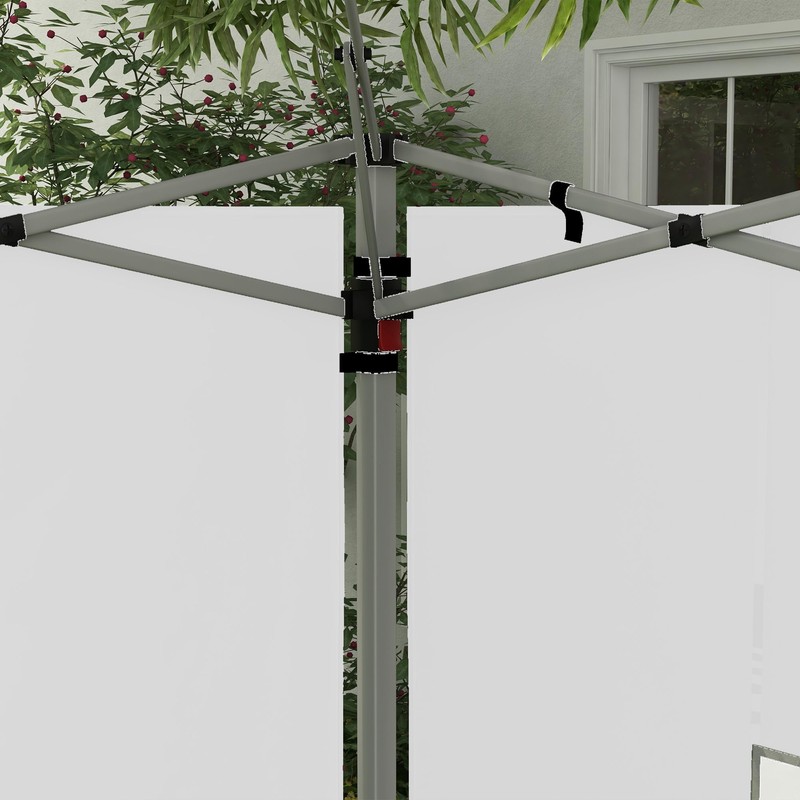 Outsunny Gazebo Side Panels with Window for 3x3(m) or 3x4m