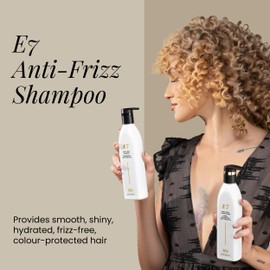ALOXXI E7 Anti-Frizz Shampoo for Color-Treated Dry Damaged Hair Moisturizing & Strengthening with Cleansing Oils & Antioxidants, 33.8 Fl Oz