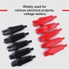 ATOPLEE 20PCS Alligator Clips Electrical,20A Insulated Spring Loaded Alligator Clamps,Truck