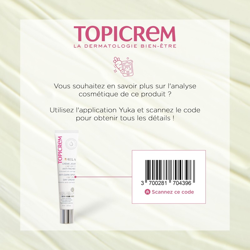 TOPICREM Mela Anti-Dark Spot Day Cream SPF50+ 40 ml