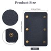 CALFOVERA 2PCS Handbag Handle PU Leather Wrap Cover Purse Bag