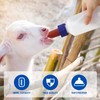 2PCS Calf Feeder Milk Bottle Livestock Drinking Bottles Calves Nursing