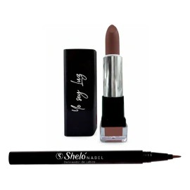 Labial Natural Mate Hidratante En Barra + Brillo Shelo