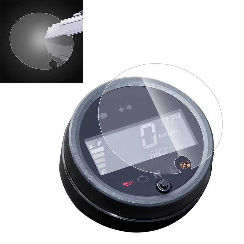 CYYHMY Motorcycle Dashboard Screen Protector Ultra Clear PVC Plastic Waterproof