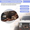 Tomeusey Winch Cover, Waterproof Winch Cushion - All-Weather Winch Accessories
