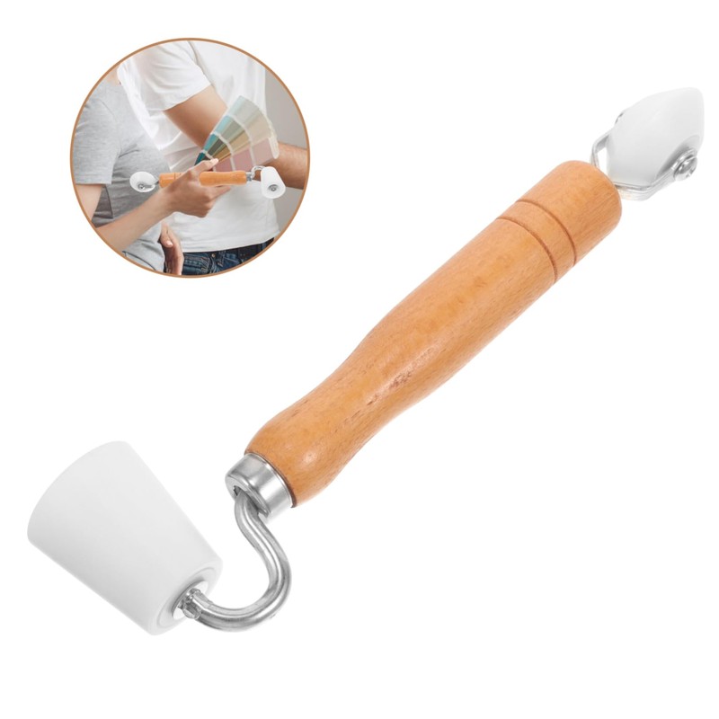 SHINEOFI Wallpaper Smoothing Roller with Handle Durable Wallpapering Seam Roller