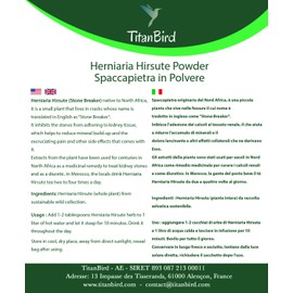 Behaartes Bruchkraut “Steinbrecher“ - Reinigung der Nieren und Blase - Verhindert die Bildung von Nieren und Blasensteinen und Beseitigt sie