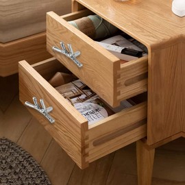 VinBee 8 Pack Twig Branch Cabinet Knobs - Zinc Alloy Vintage Tree Drawer Pull Handles for Farmhouse Cabin Mountain House Kitchen Cupboard Dresser Wardrobe Closet (Silver)