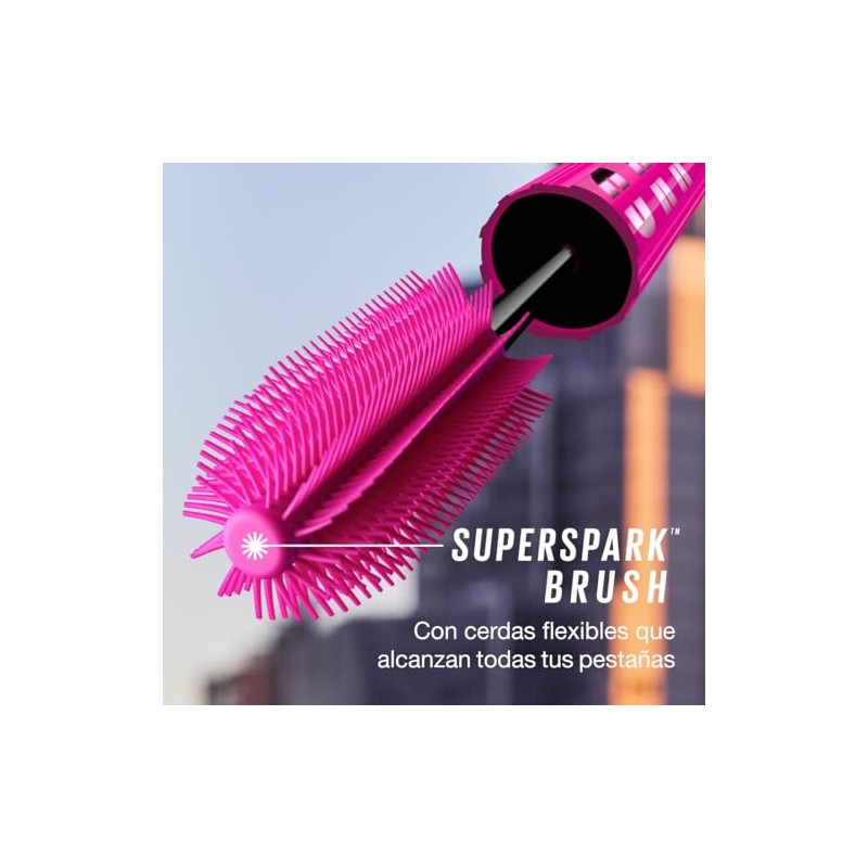 Maybelline NY Lash Sensational Firework, Máscara de Pestañas Waterproof con