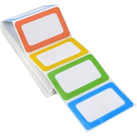 TS CORP Name Labels, Color Labels, Name Stickers, Handwritten Stickers, Waterproof, Classification, Pack of 200