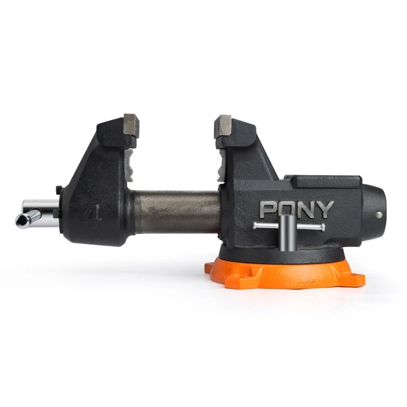 PONY 4" Heavy Duty Bench Vise 4400LBS Clamp Force 360°