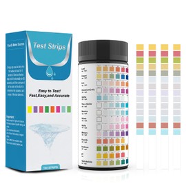 Water Test Strip Swimming Pool 14 in 1 pH Test Strip,Hardness Test Strips,Cyanuric Acid & Chlorine Test Strips,Hardness Test Strips, Pool Test Strip Drinking Water Test Strip Water Quality Testing