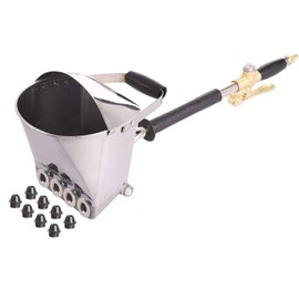 TC Technic Compressed Air Cleaning Machine Funnel Gun with Tank Cap and Additional Metal Nozzles Cleaning Gun Plaster Machine Plaster Gun Mortar Sprayer