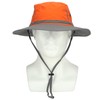 UPF50+ Fishing Hat with Reflective Strip Mesh Vents Adjustable Wide