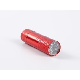 Black Light Mini 9LED Red Waterproof Ultraviolet UV Light Flashlight Cat Pee Urine Resin Coin Light 9 Lights Night Fishing Pee Pet Dirt Glue Gel Nail bkraito-9aka (1)