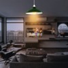 LEDSone Industrial Green Vintage Curvy Metal Pendant Ceiling Lamp Shade