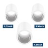 YGHSZ 16 Pack 1/2" PVC Pipe Coupling Adapter Pipe Fitting