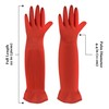 SunGrow 22" Long Rubber Gloves, for Dog, Cat Bath &