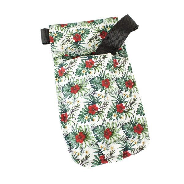 Appease Massage Lotion Bottle Holster - Fun and Stylish Washable Holsters - 100% Cotton Duck Cloth - Removable Belt, Use Ours or Your Own. Our Belt Fits 26-44 Inch Waists - Hibiscus Dreams
