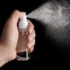 ZEROFIRE 2 Pack Spray Bottles 1oz Clear Plastic Empty Refillable