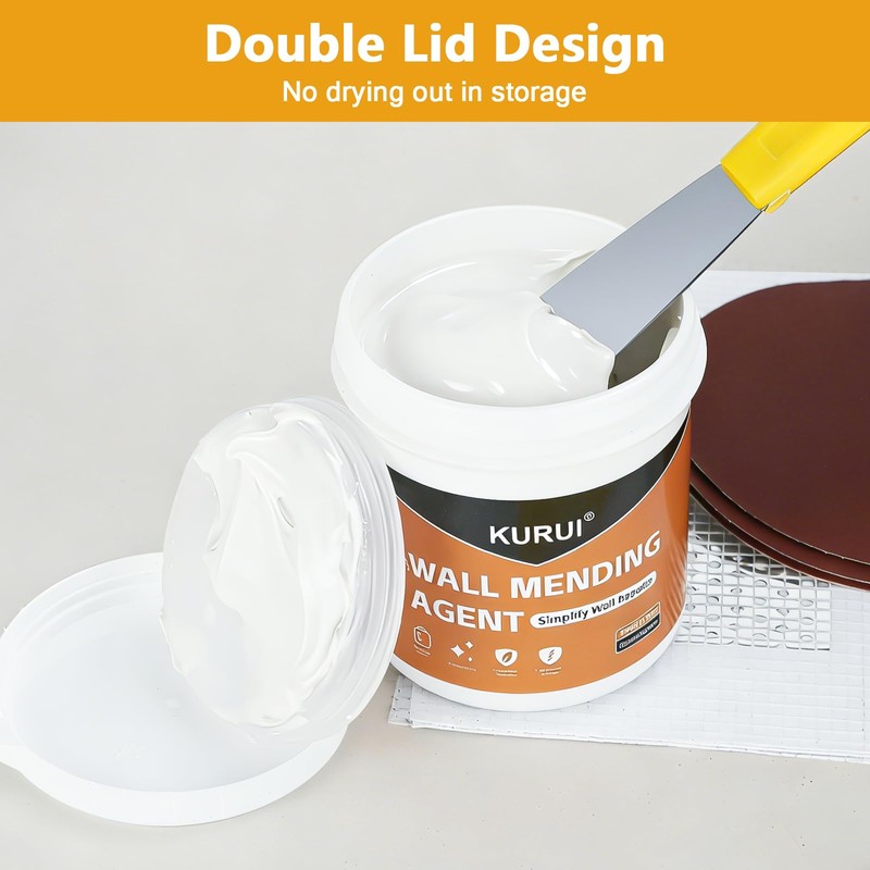 KURUI Drywall Repair Kit, 8.8oz Spackle Wall Repair Paste with