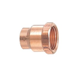 Kakudai 6697-13 x 12.7 Copper Tube Inner Thread Adapter