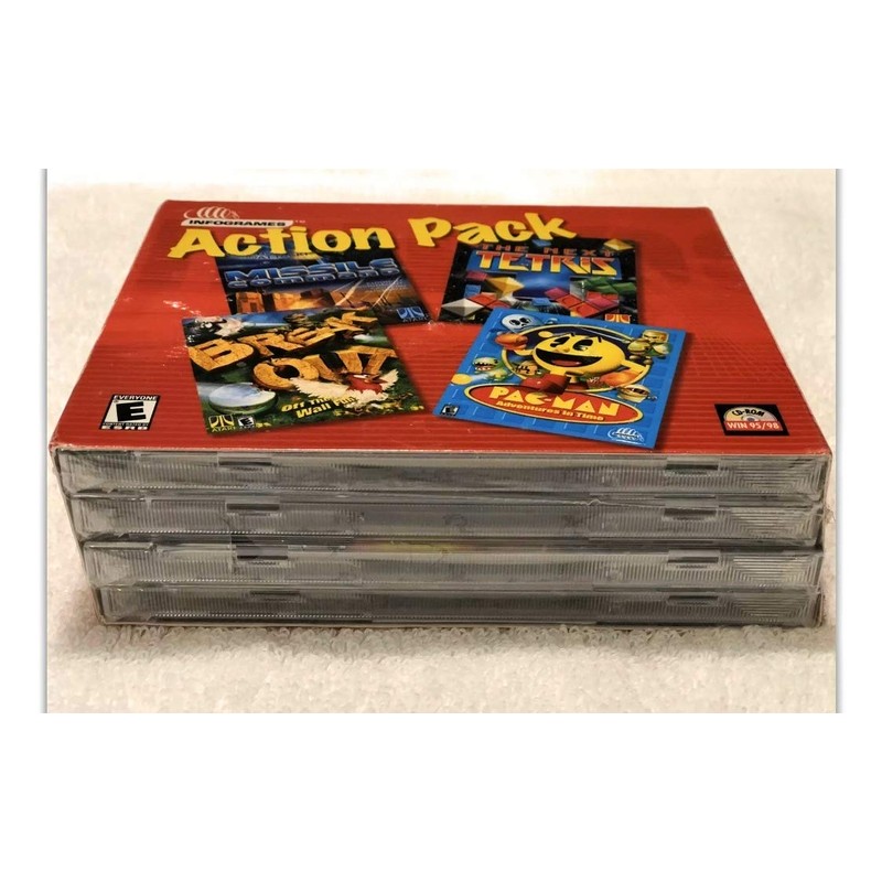 Action Pack: Missle Command/The Next Tetris/Break Out/Pac-man
