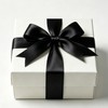 Black Double Faced Satin Ribbon 1" x 100 Yards Gift