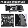 G-PLUS LED Headlights, Compatible with 1994-2001 Dodge Ram 1500/1994-2002 Ram