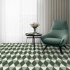 Alow Peel and Stick Floor Tile,Green Self-Adhsive Peel and Stick