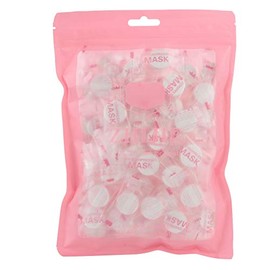 Disposable Compressed Face Mask, Non-Woven Fibre Skin Care Home DIY Face Mask, 100 Pieces/Pack