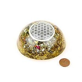 'Orpanit® Orgonite SelfHealing Flower of Life with Magnet