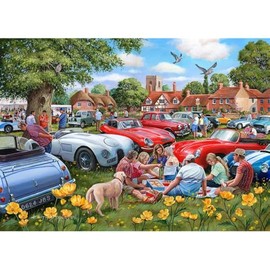 The House of Puzzles - Rally Round Jigsaw - 1000 Piece Jigsaws For Adults, Artist Illustrated, Scenic Landscape, Deluxe Puzzle Gifts