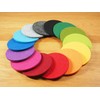 Filu Felt Coasters Square Pack of 8 Assorted Colours