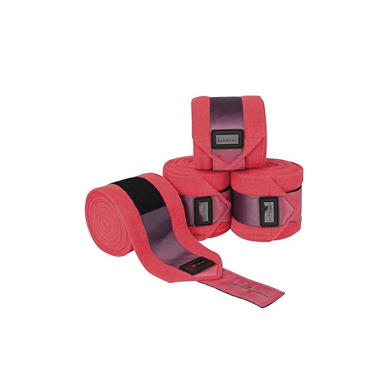 Spectrum Polo Bandages in Papaya with Zipped Case - Satin