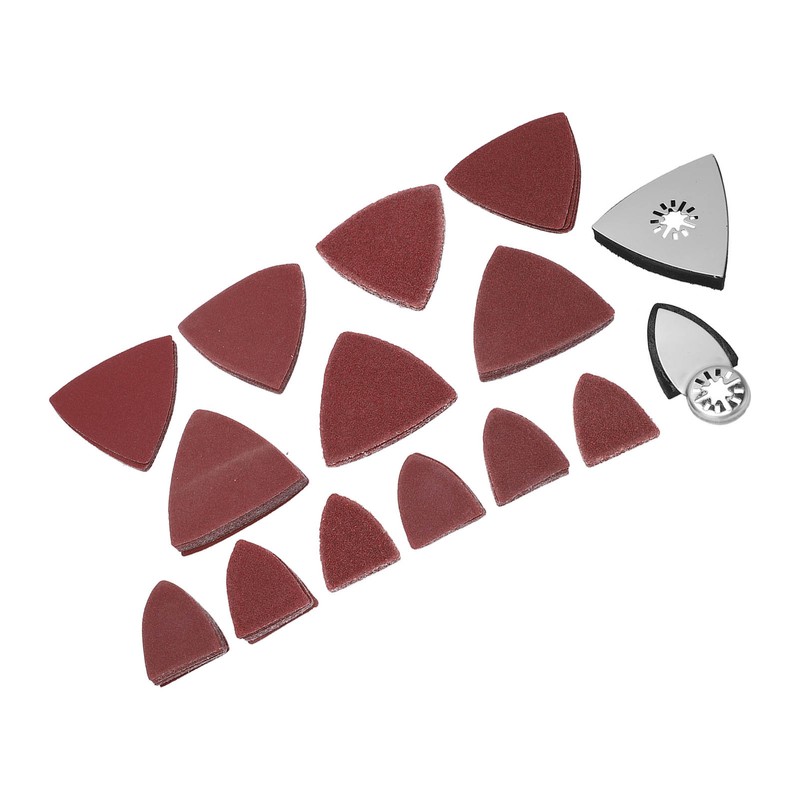 Oscillating Tool Sanding Pad Kit Triangular Finger Accessories 60 80