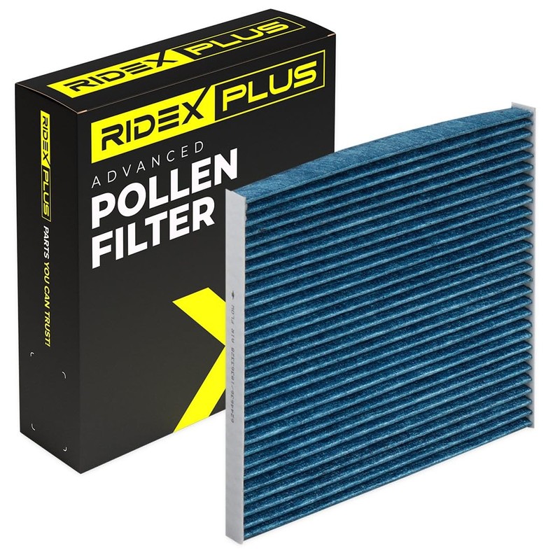 RIDEX PLUS 424I0735P Cabin Air Filter Pollen Filter Activated Carbon