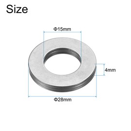 QUARKZMAN AXK1528+2AS 15mm Bore Dia 28mm OD, 4mm Overall Thickness for Lawnmower Truck Power Steering