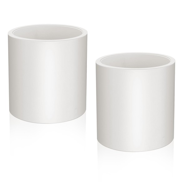 Boltigen 2Pcs White 3 inch PVC Coupling, Socket x Socket,