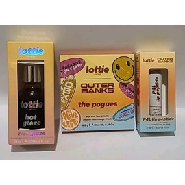 Lottie London (3) Lottie × OUTER BANKS Lip Peptide Eye Face PALETTE EYESHADOW BRONZER Lot Set