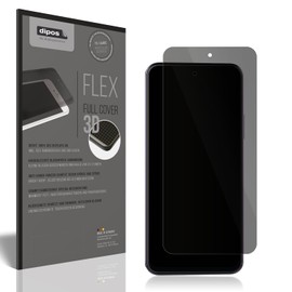 dipos FLEX Privacy Blickschutz-Folie matt passend für Nuu Mobile N30 Schutzfolie mit 100% Displayabdeckung, Fingerprint-Kompatibel, Case-Friendly, Full Cover, Sichtschutz Filter 2way